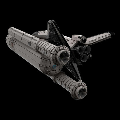 MOC-77033 NASA Space Shuttle (10283) - Columbia STS-1 External Fuel Tank &amp; SRB Addons building blocks kit with compatible bricks