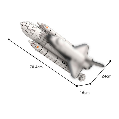MOC-77033 NASA Space Shuttle (10283) - Columbia STS-1 External Fuel Tank &amp; SRB Addons building blocks kit with compatible bricks