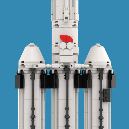 MOC-73911 1:110 Falcon 9 Collector's Edition Aerospace Series Bricks set