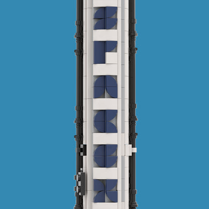 MOC-73911 1:110 Falcon 9 Collector's Edition Aerospace Series Bricks set