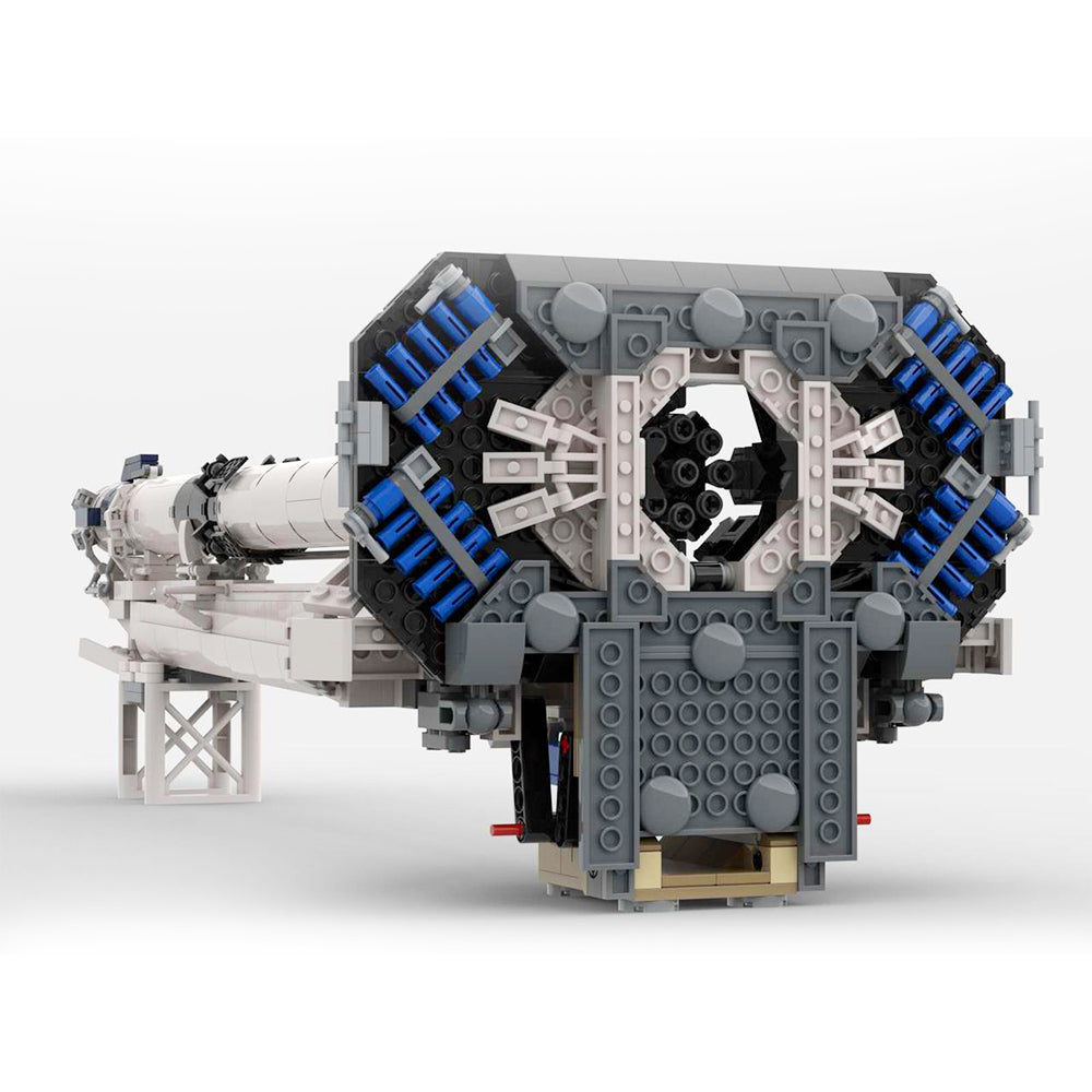 MOC SpaceX Falcon 9 Transporter Erector TE 1/110 Scale model building blocks space bricks set