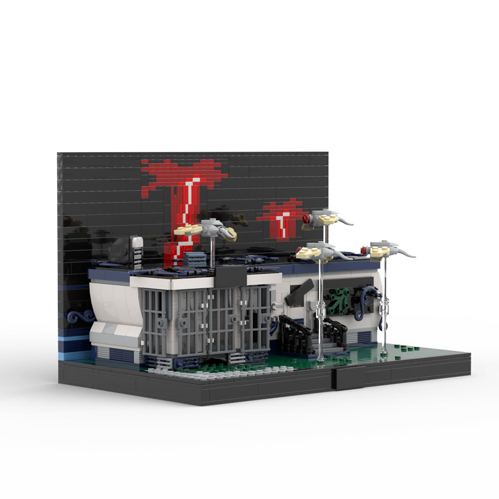 MOC Stranger Things Eddie Munson's campervan building blocks vehicle series bricks set