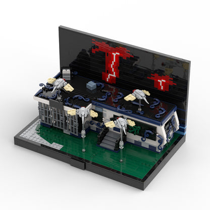 MOC Stranger Things Eddie Munson's campervan building blocks vehicle series bricks set