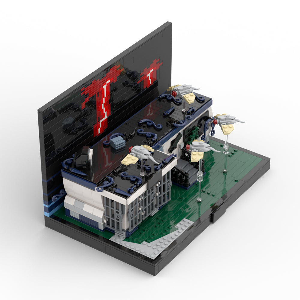 MOC Stranger Things Eddie Munson's campervan building blocks vehicle series bricks set