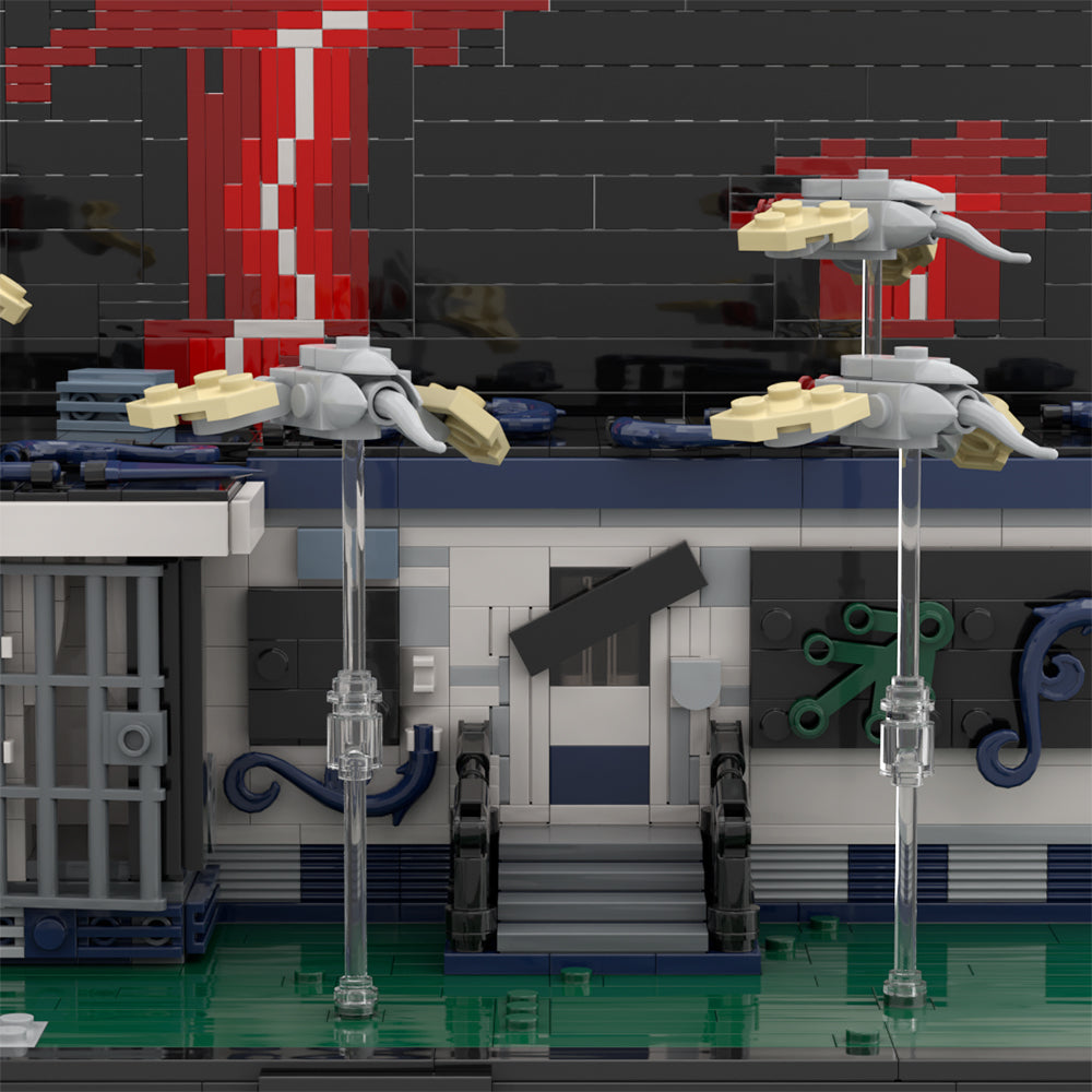 MOC Stranger Things Eddie Munson's campervan building blocks vehicle series bricks set