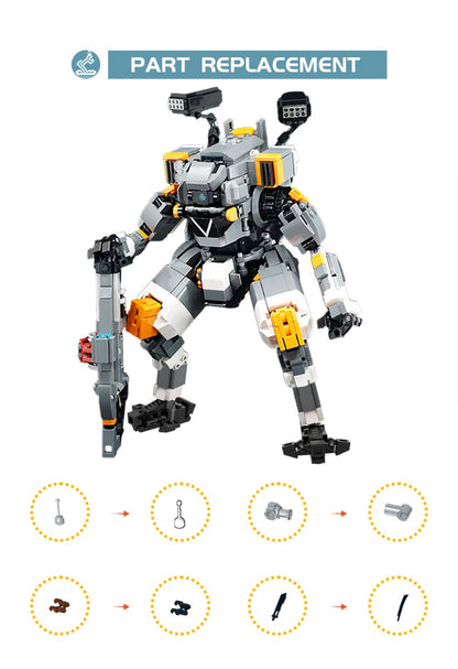 MOC Titanfall Vanguard-Class Titan FS-1041 building blocks mech series bricks set