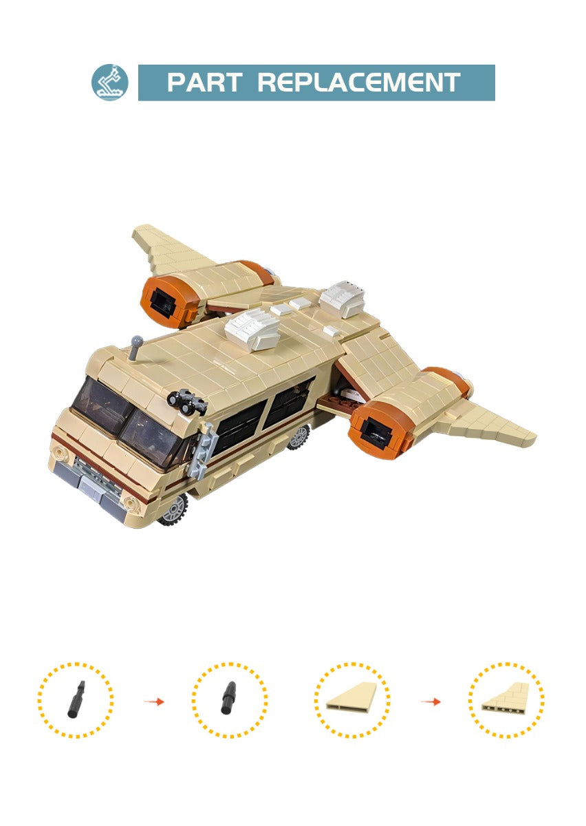 MOC SpaceballsEagle 5 model building blocks aerospace bricks set