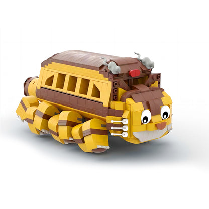 MOC My Neighbor Totoro CatBus building blocks animation series bricks set