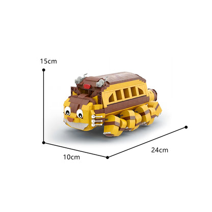 MOC My Neighbor Totoro CatBus building blocks animation series bricks set