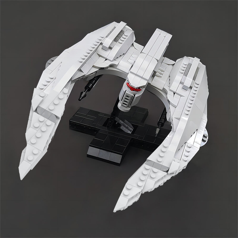 MOC-85569 Battlestar Galactica MK II Cylon Raider - Minifig scale building blocks Battlestar series bricks set