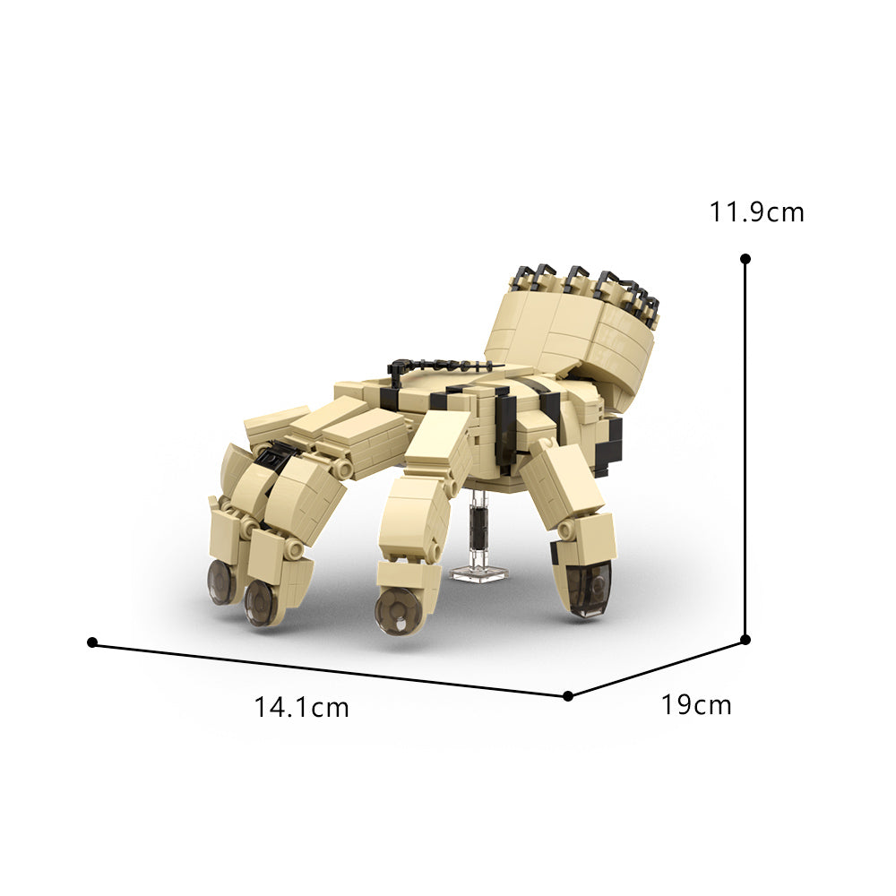 MOC Thing from Netflix's Wednesday building blocks TV series bricks set