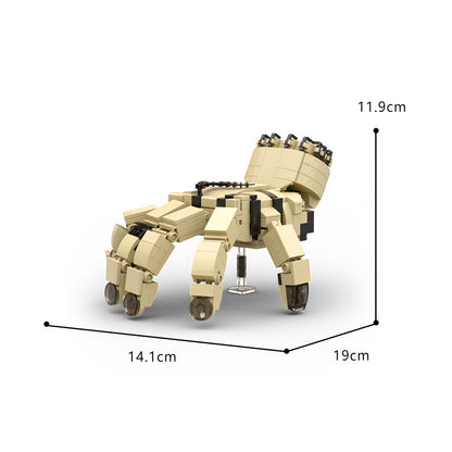 MOC Thing from Netflix's Wednesday building blocks TV series bricks set