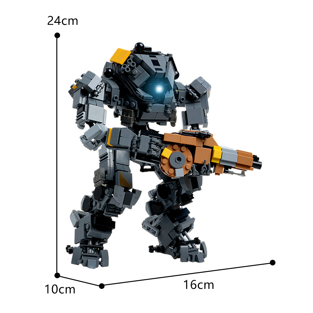 MOC Titanfall 2 Ion-class Titan building blocks game bricks set