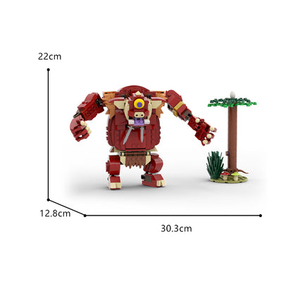 MOC Hinox The Legend of Zelda: Breath of the Wild building blocks Zelda series bricks set