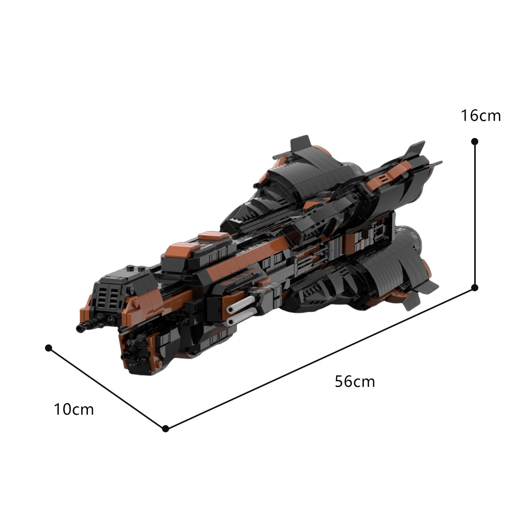MOC-121937 The Expanse Donnager-class building blocks MCRN series bricks set