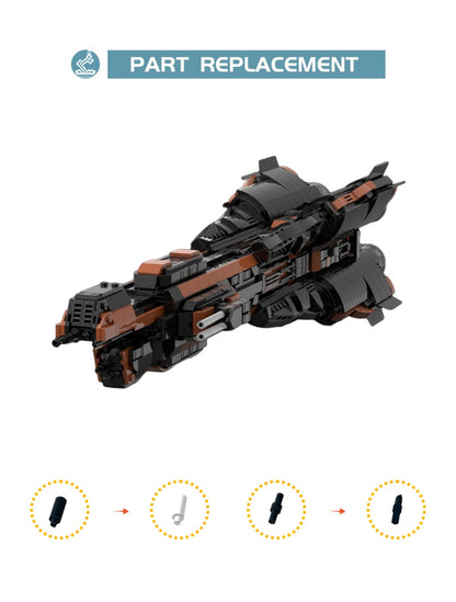 MOC-121937 The Expanse Donnager-class building blocks MCRN series bricks set