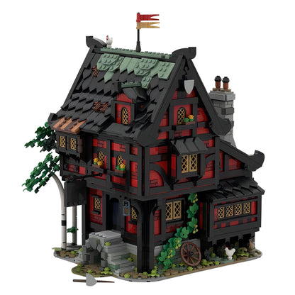 MOC-111710 The Crusader Inn building blocks kit with compatible bricks