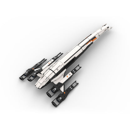 MOC-136302 Mass Effect 2 Normandy SR-2 building blocks kit with compatible bricks