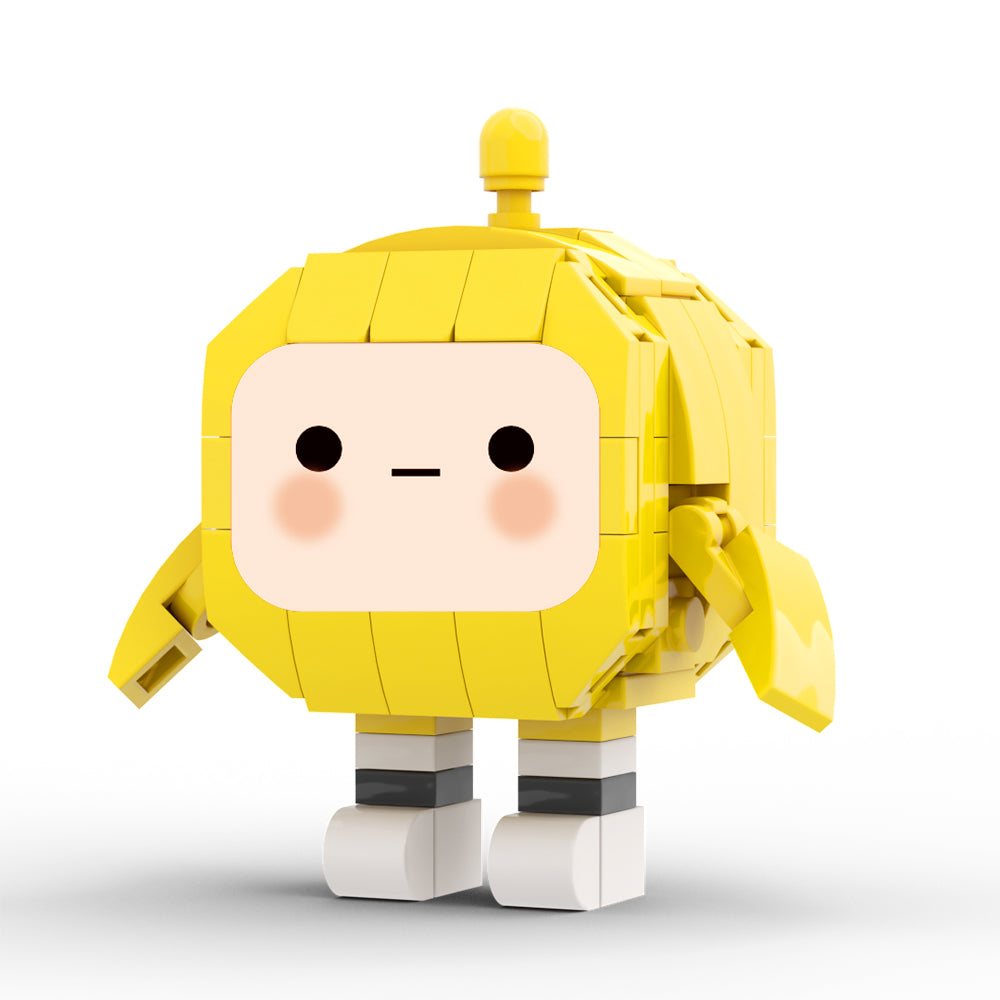 MOC Yellow Eggy building blocks gaming series bricks set