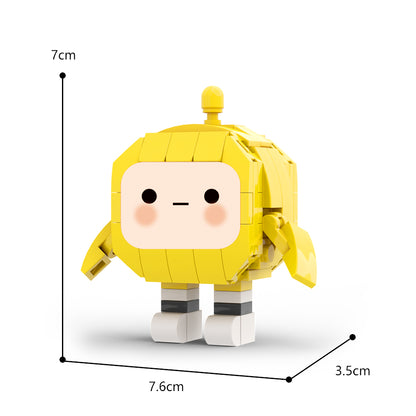 MOC Yellow Eggy building blocks gaming series bricks set