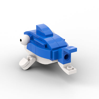 MOC Eggy party fish stick building blocks kit with compatible bricks