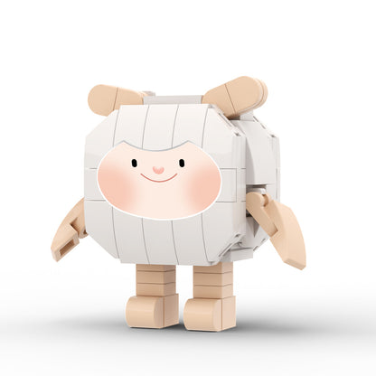 MOC Eggy Go dong dong sheep building blocks kit with compatible bricks