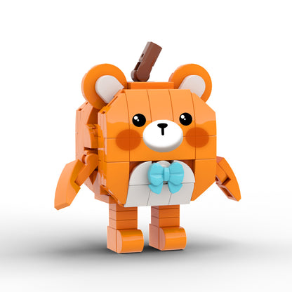 MOC Eggy Go Zai Zai Xiong building blocks kit with compatible bricks