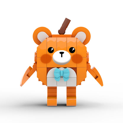 MOC Eggy Go Zai Zai Xiong building blocks kit with compatible bricks