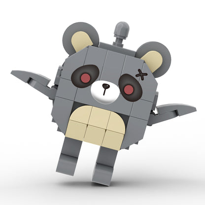 MOC Eggy Party Frustrated bear building blocks kit with compatible bricks