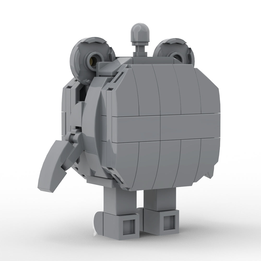 MOC Eggy Party Frustrated bear building blocks kit with compatible bricks