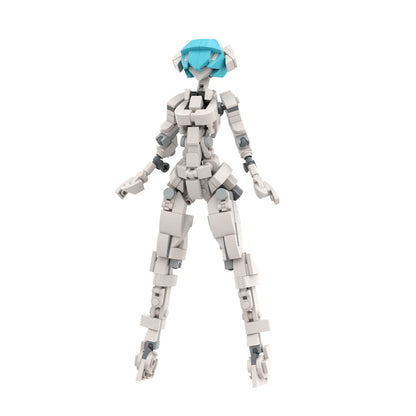MOC Mobile Suit Girl Female Robot Robot Girl building blocks mech series bricks set