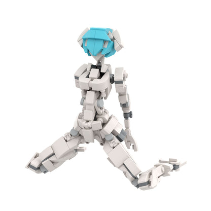 MOC Mobile Suit Girl Female Robot Robot Girl building blocks mech series bricks set