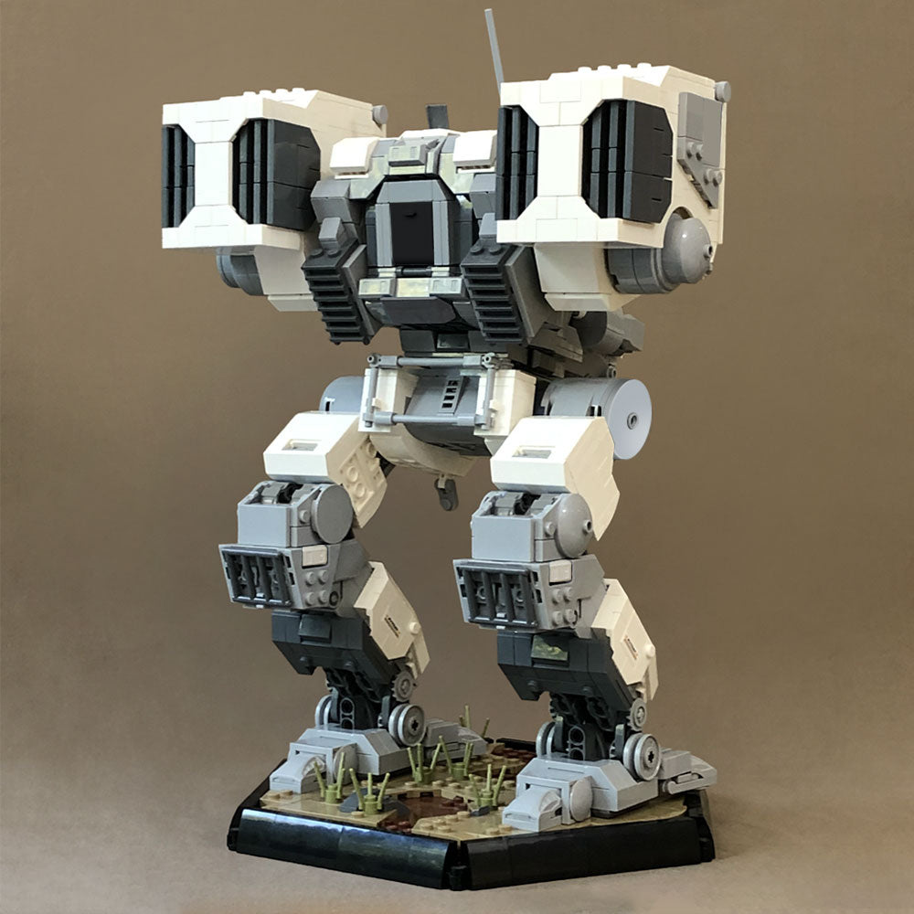 MOC BattleTech Catapult Mech building blocks kit with compatible bricks