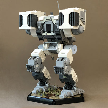MOC BattleTech Catapult Mech building blocks kit with compatible bricks