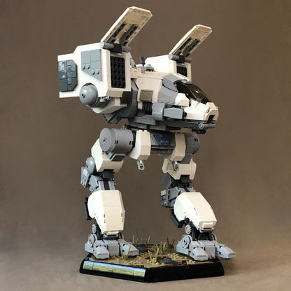 MOC BattleTech Catapult Mech building blocks kit with compatible bricks