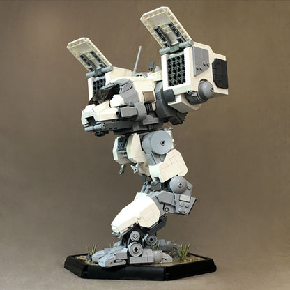 MOC BattleTech Catapult Mech building blocks kit with compatible bricks