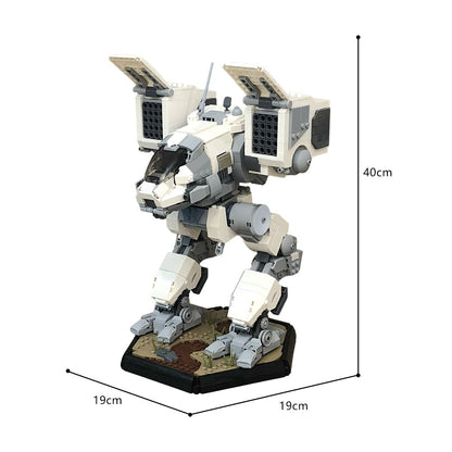 MOC BattleTech Catapult Mech building blocks kit with compatible bricks