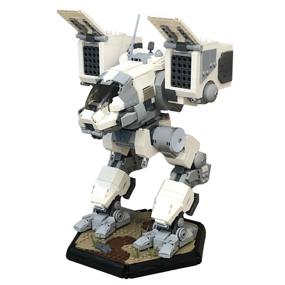 MOC BattleTech Catapult Mech building blocks kit with compatible bricks