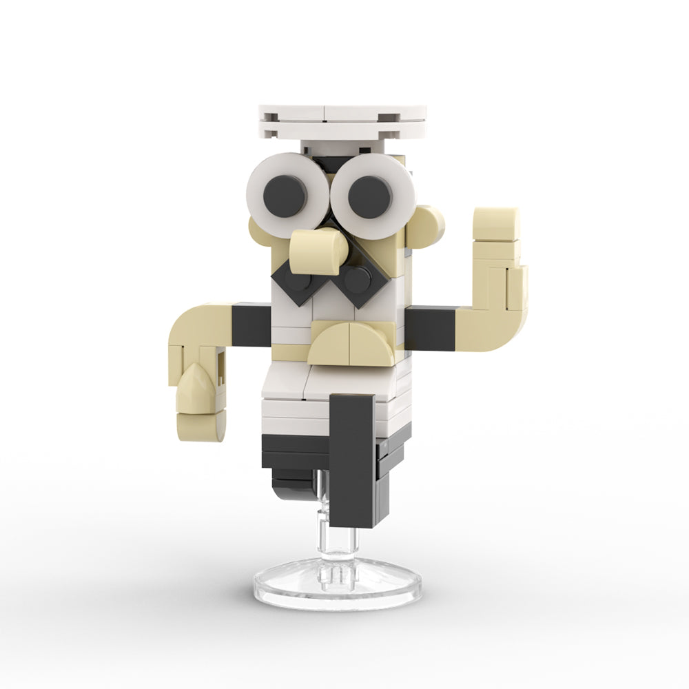 MOC Pizza Tower,Peppino Spaghetti, Toppins, The Noise building blocks gaming series bricks set