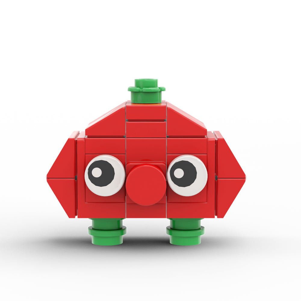 MOC Pizza Tower,Peppino Spaghetti, Toppins, The Noise building blocks gaming series bricks set