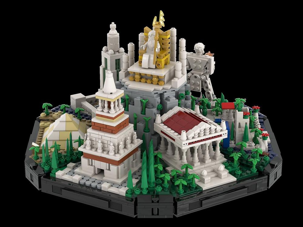 MOC-139202 zeus statue lego great pyramid of giza hanging garden