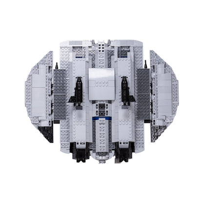 MOC Battlestar Galactica Centurion Raider building blocks kit with compatible bricks
