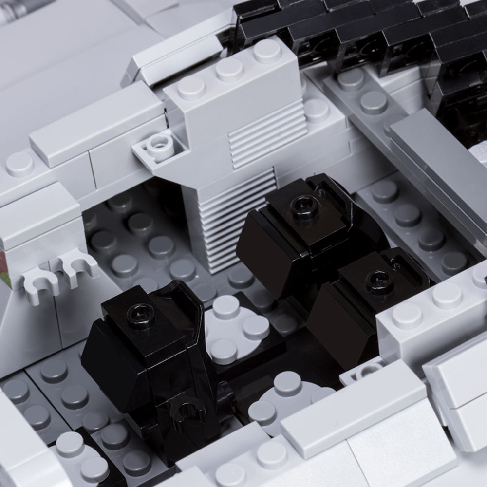 MOC Battlestar Galactica Centurion Raider building blocks kit with compatible bricks