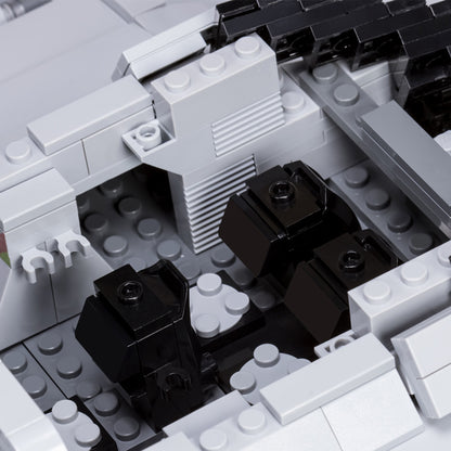 MOC Battlestar Galactica Centurion Raider building blocks kit with compatible bricks