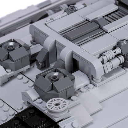 MOC Battlestar Galactica Centurion Raider building blocks kit with compatible bricks