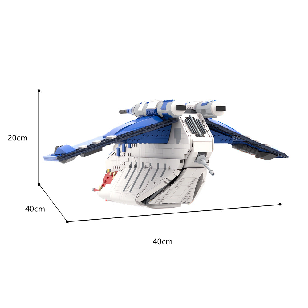 MOC-105785 Star Wars LAAT muunilinst 10 gunship building blocks kit with compatible bricks
