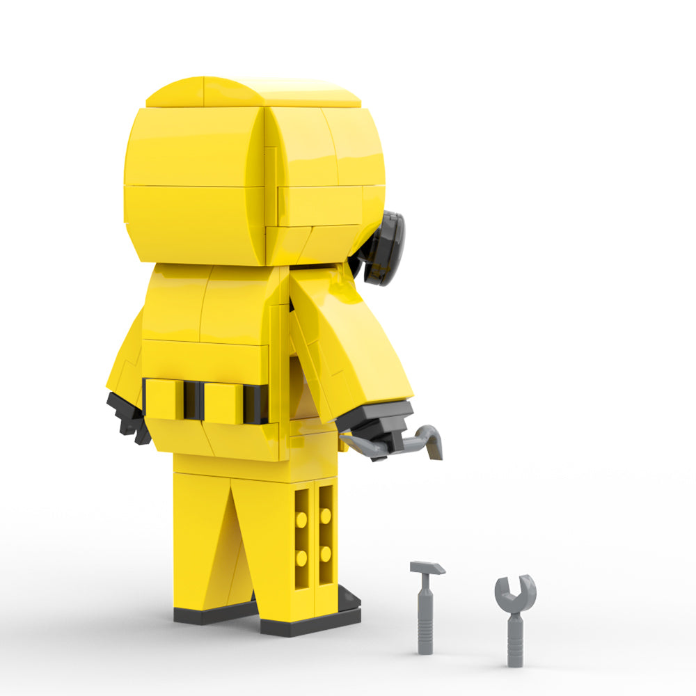 MOC The Backrooms Explorer building blocks kit with compatible bricks