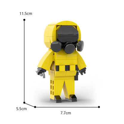 MOC The Backrooms Explorer building blocks kit with compatible bricks