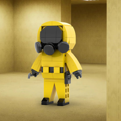 MOC The Backrooms Explorer building blocks kit with compatible bricks