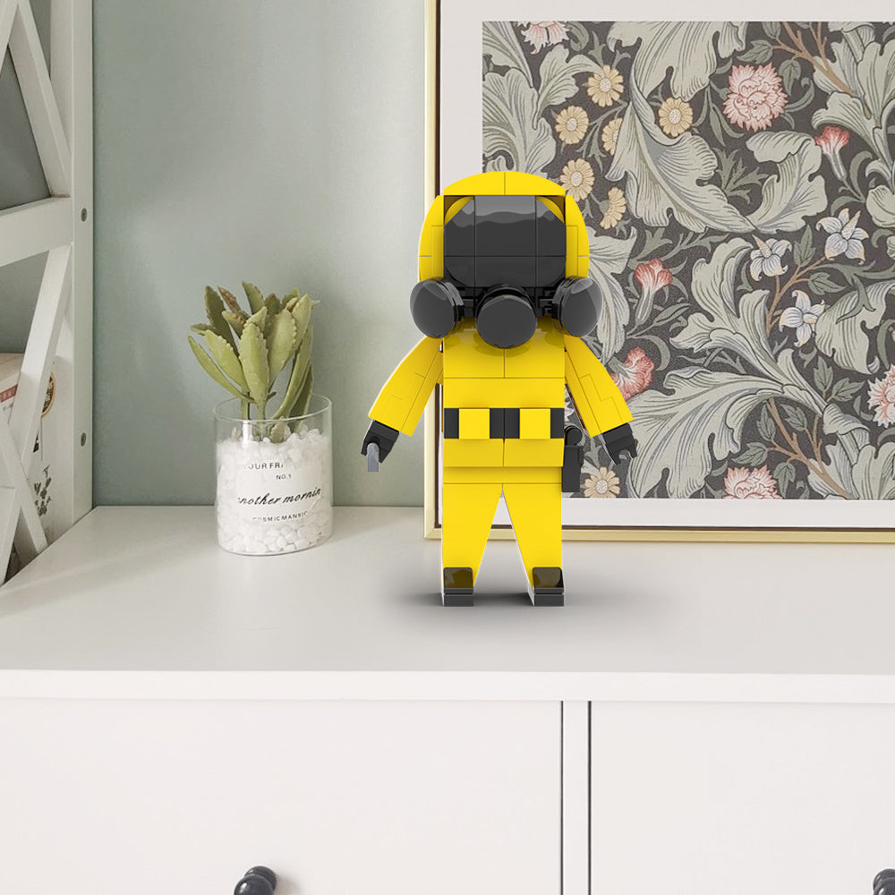 MOC The Backrooms Explorer building blocks kit with compatible bricks